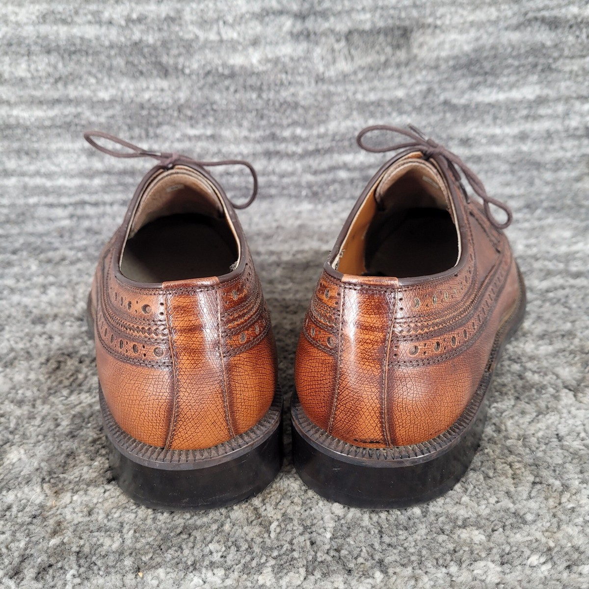 Imperial Grade Regal Wing Tip Brogue Brown Leather Oxford 