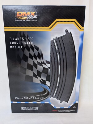 DMX Racer | 4 Stück Kurve | Dynamic Motion Express 17504924 | Slotcar-Rennen