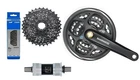 Shimano 8 Speed Wear Set Crank FC-M311 42Z + Chain + Cassette HG31 + Bottom Bracket