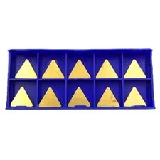10 PC TPG-322 TP322 C6 Tin Coated Carbide Inserts Indexable Turning Tool Bit