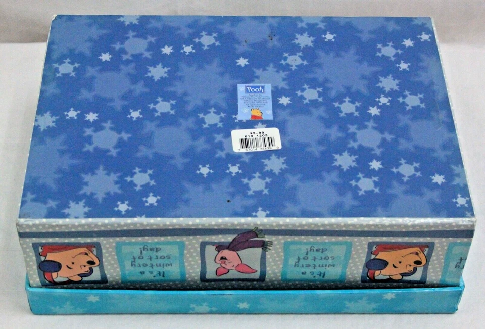 RARE! VINTAGE DISNEY'S WINNIE THE POOH TIGGER STORAGE BOX 12.25 X 9 X 4.25 NEW - Image 3 of 4