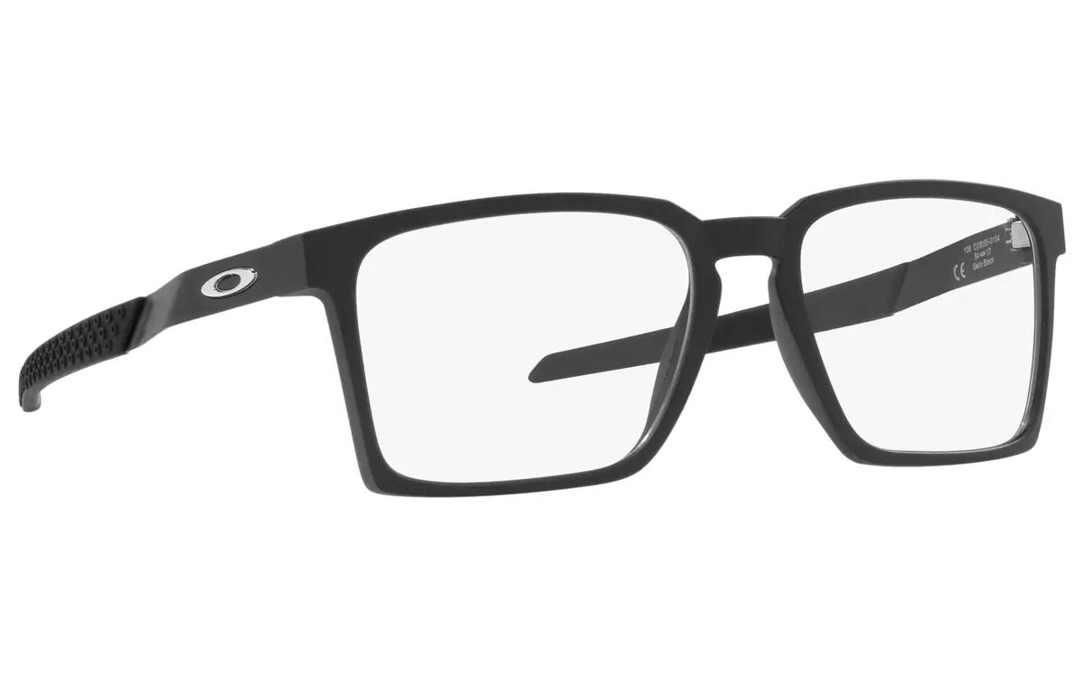 Oakley OX8055 EXCHANGE Designer Glasses Spectacle Frame Black Grey Clear