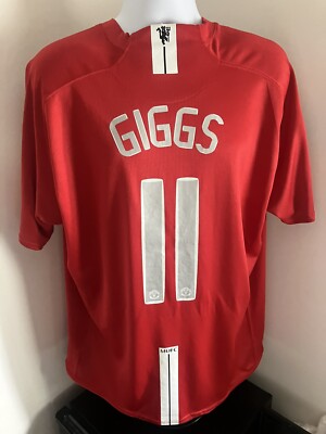 Manchester United Fc Ryan Giggs Champions League Final 2008 Shirt