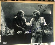  George Lucas Steven Spielberg signed autographed 11x14 photo Indiana Jones COA