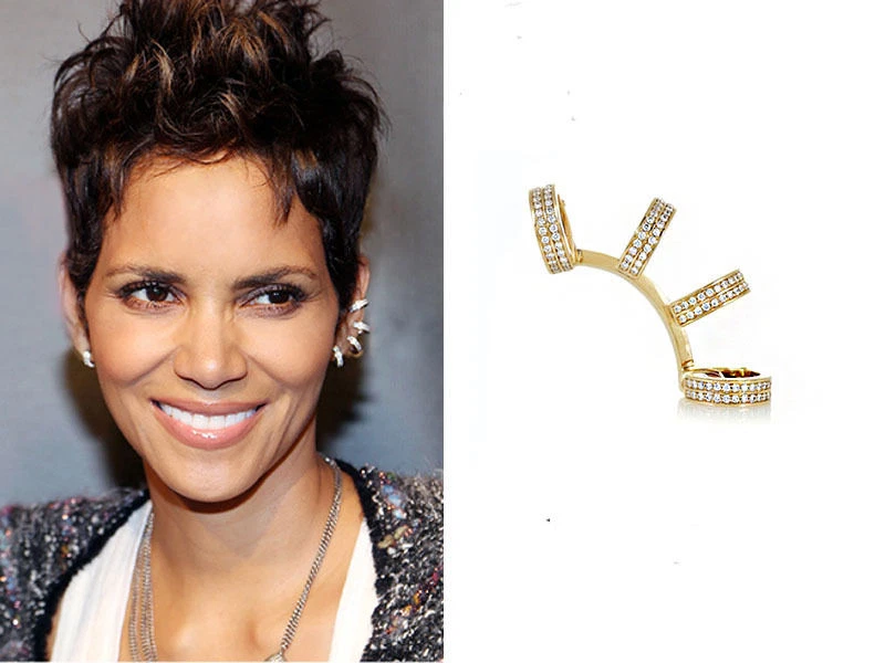 Ear Cuff Wrap Celebrity Earring No Pierce Pin Clip Trend Crawler Climber Urban