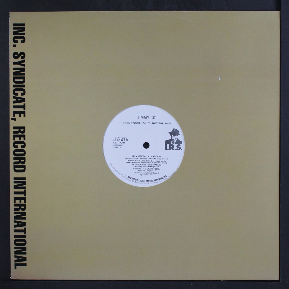 JIMMY Z: i never said that i would I R.S. 12