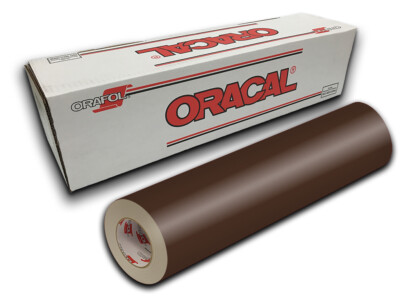 12'' X 5yd - Brown Oracal 651 Craft & Hobby Cutting Vinyl Roll