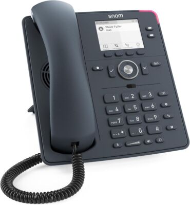 Snom D140 IP-Telefon Grau 2 Zeilen TFT 2 Ethernet-Anschlüsse PoE 710g 36 Tasten 