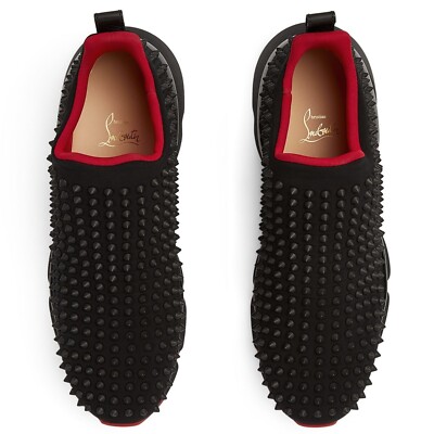 Christian Louboutin スニーカー スパイク 1190555 CHRISTIAN LOUBOUTIN 1190555 Spike Sock Sneaker Neoprene