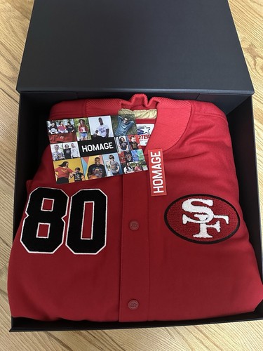 Homage X Jerry Rice GOAT Starter Jacket (1 of 200) Size XL In Hand Fast Ship - Picture 6 of 8