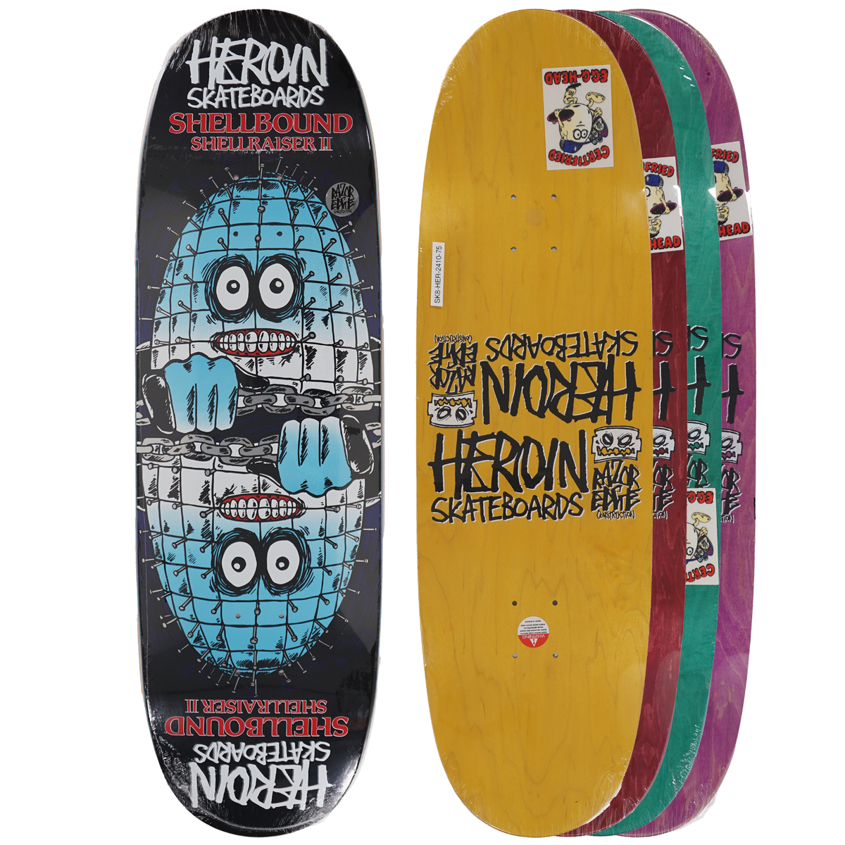 ヘロイン LIL EGG 7.875インチ デッキ Heroin Lil Egg Deck 7.9