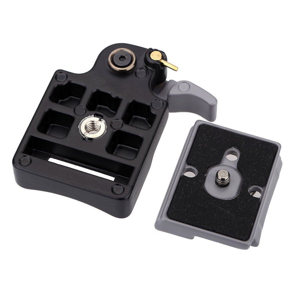Quick Release Plate Compatible With Manfrotto 200PL-14, 484RC2, 486RC2, 323 Tripod Ballheads - Universal Fit