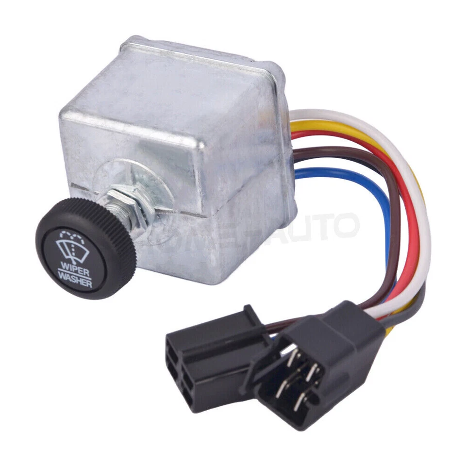 Wiper Switch with Knob Fits for Peterbilt 220 378 379 387 Replaces 75600-26 - Image 3 of 4