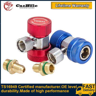 #ad A C Quick Coupler Red High Low Pressure A C Quick Coupler Blue Low Side Adapter $17.99