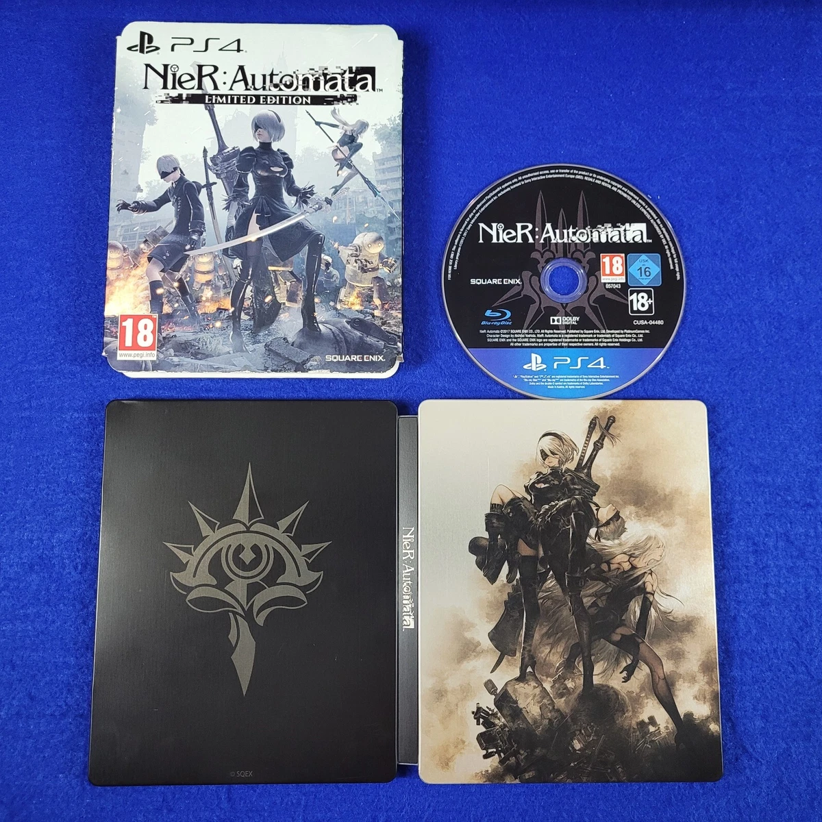 ps4 NIER AUTOMATA Limited Steelbook Edition Works In US REGION FREE PAL UK PS5