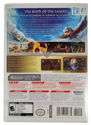 Wii: THE LEGEND OF ZELDA: SKYWARD SWORD !! Complete w/Manual, Inserts, Music CD - Picture 3 of 5