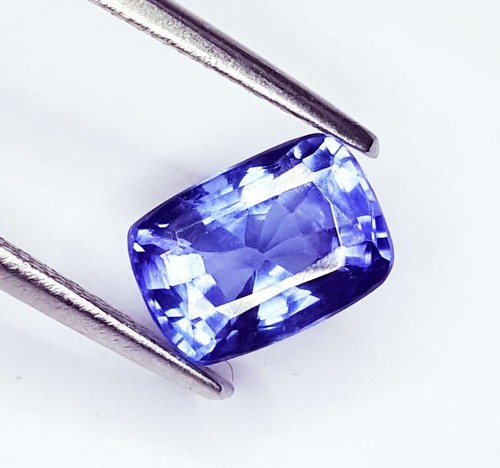 Zafiro azul natural 2,92 quilates piedras preciosas sueltas sin tratar certif... - Imagen 2 de 9