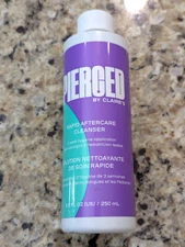Pierced By Claire's Rapid After Care Cleanser 3 Week Hygiene 8.5 oz exp 10/26