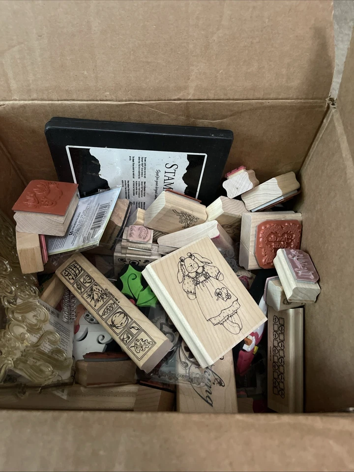 Stampin’ Up! LOTE de 100+ estampillas y estampillas transparentes usadas y nuevas Foto 2 de 3