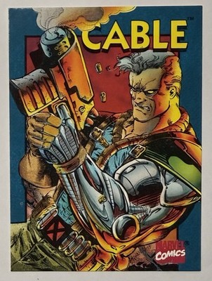 1994 Marvel Crunch n Munch 2nd Edition Trading Card - Cable