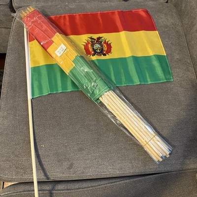 12- Bolivia Flags 12 x 18 inch ONE DOZEN *NEW