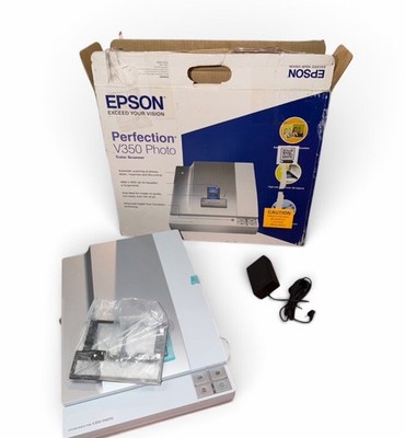 Epson Perfection V350 Photo Matrix CCD Line Sensor Flatbed Scanner with PSU +VA