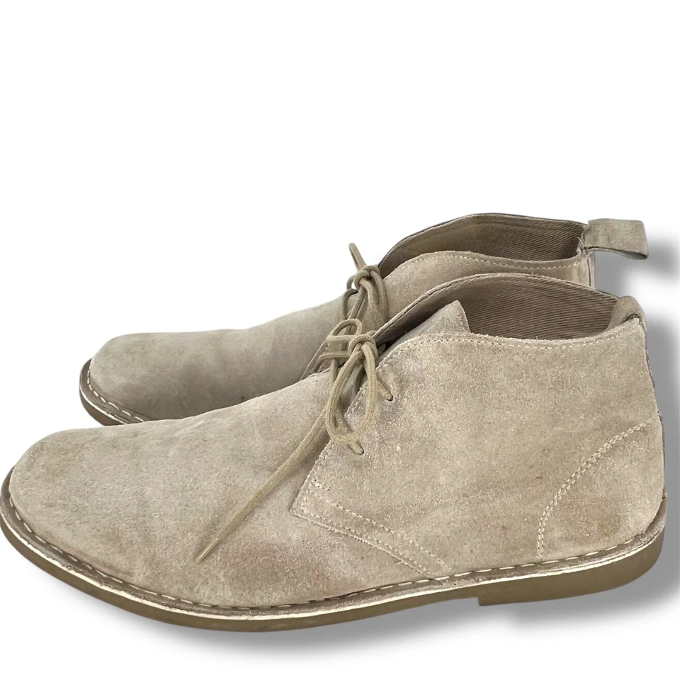 ROUTE 66 Men's Tan Suede Chukka Boots 11 Academia Preppy Collegiate - Image 2 of 4