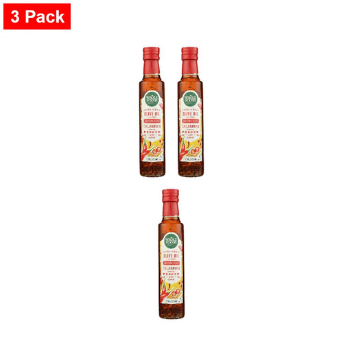 WFM, Calabrian Chile & Garlic Infused Olive Oil, 8.45 Fl Oz - 3 Pack - Picture 1 of 5