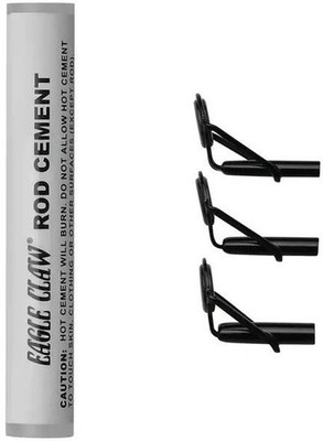 Eagle Claw Fishing Rod Tip Repair Kit Replacement 6/64" - 7/64" - 8/64" - Black | eBay Eagle Claw Fishing Rod Tip Repair Kit Replacement 6/64" - 7/64" - 8/64" - Black | eBay