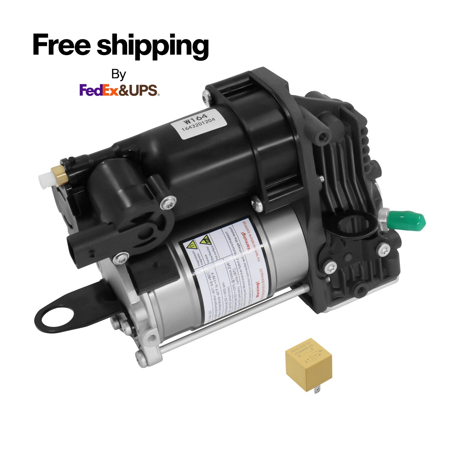 1643201204 Air Suspension Compressor Pump Fit for Mercedes GL450 W164 X164 ML350