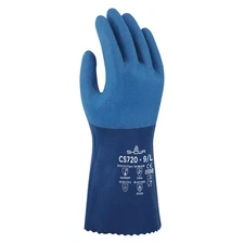 SHOWA CS720S-07 Chem Res Gloves,S,PR 60GR86