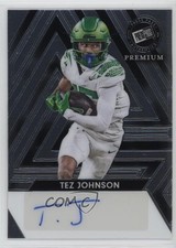 2024 Leaf Press Pass Premium Auto 66/99 Tez Johnson #BA-TJ1 Auto 8d2