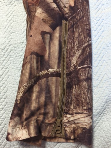 Boys Camo Hunting Fishing Pants Sz 10 / 12 Mossy Oak Break Up Lined - Picture 2 of 6