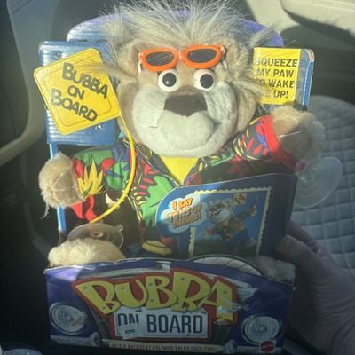 Vintage Bubba on Board - Talking Bear Plush -Works Sunglasses ***New in box 1998