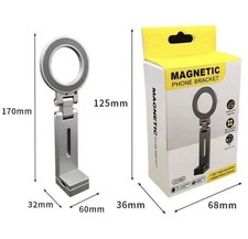 Universal Magnetic Phone Holder Travel Essentials Multi-axis Rotation Hands-Free