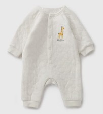 Baby Cream Giraffe Quilted Sleepsuit Brand new without tags - 0-3 months  ⭐️