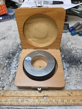 SPI Setting Ring 1.40000" ID x 2.80 OD X 0.710" Thick COMP W/ WOODEN CASE IN PIC