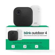 Blink Outdoor 4 - Wireless Smart Security Camera, 2-Year Battery, 1080p HD