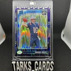 2024 Panini Donruss Optic - Rated Rookie Drake Maye #229 Purple Shock Prizm (RC)