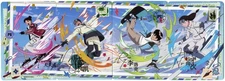 Tenten, Might Guy, Rock Lee, & Neji Hyuga Naruto Kayou PU-005 - PU-008 Cards NM