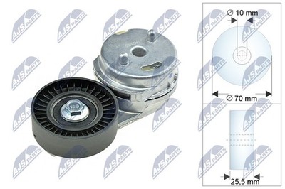 NTY Umlenk-/Führungsrolle Keilriemen CHRYSLER DODGE 2,4 04593633AA 1114544