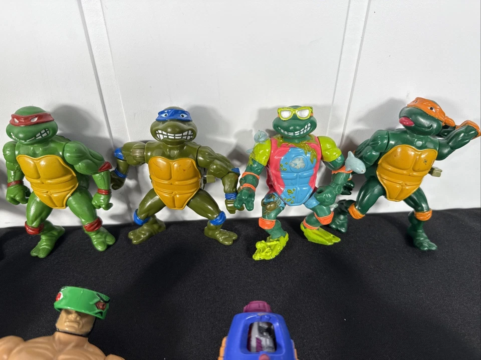 Action Figure Lot Teenage Mutant Ninja Turtle He-Man Marvel Foto 3 de 4