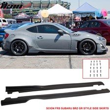 Fits 13-20 Scion Frssubaru Brztoyota 86 Gr Style Side Skirts Pu Rocker Panel Fits 13-20 Scion Frssubaru Brztoyota 86 Gr Style Side Skirts Pu Rocker Panel