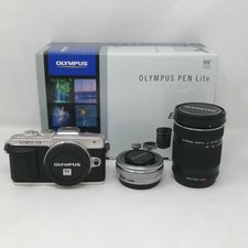 Olympus E-PL7 Micro Four Thirds Mirrorless Camera Double Zoom Kit 16MP SD Card
