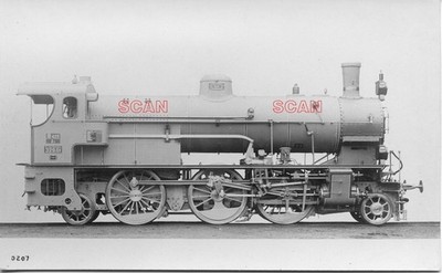 26A300B RP 1950s? AUSTRIA AUSTRIAN STATE RAILWAYS 2-6-2 LOCO #329.01