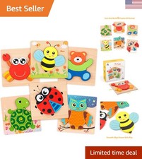 Colorful Animal Shape Puzzles for Kids - Develop Fine Motor Skills  Imagination