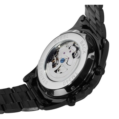 Business Mechanical Watch Mens Automatic Watches Stainless Steel - Picture 7 of 8