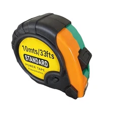 10 MTS / 33ft Power Tape Measure Auto Lock heavy duty measure tape New