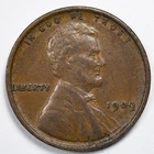 1909 VDB Lincoln Wheat Penny Cent Extremely Fine (XF)
