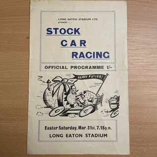 Stock Car Programme F1 Long Eaton 31 3 1956